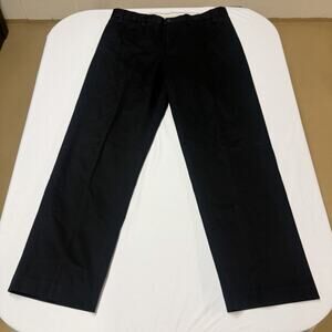 Eddie Bauer Pants Mens 36x34 -Black Relaxed Fit Wrinkle Free Dress Pants